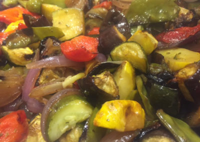 Buffet Marinated Mediterranean vegetables