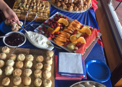 Cake and dessert buffet