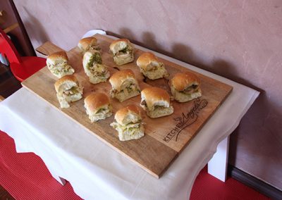 Chicken and Pesto Sliders