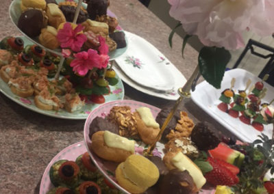 Floral high tea