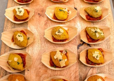 arancini ball boat platter 1