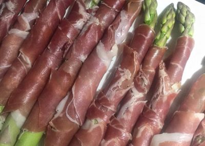 asparagus and prosciutto