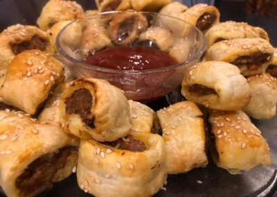 homemade sausage rolls